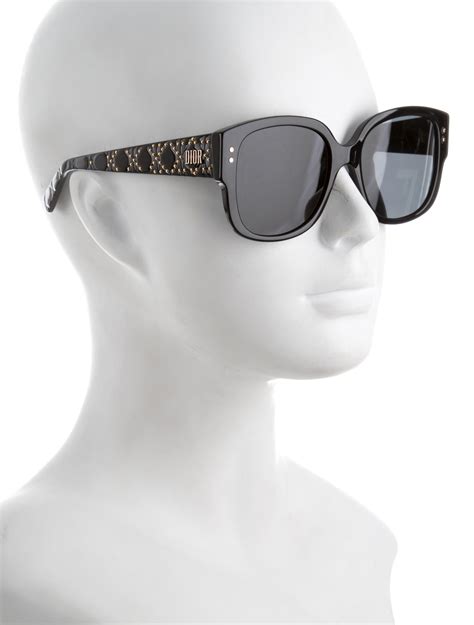 dior lady dior studs square sunglasses|christian Dior oversized sunglasses.